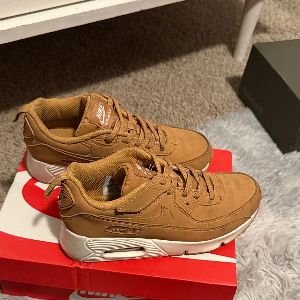 Nike Boys Brown Sneakers. Original box included